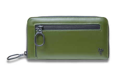 Verde Zipper Wallet
