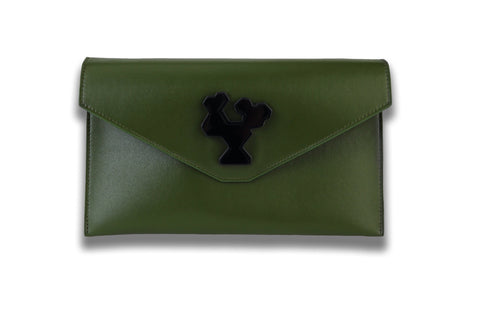 Verde De la Cruz Envelop Clutch
